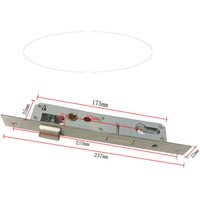 Einpunkt-Einstecktürschloss – gestanzte Stahlplatte – 92 mm von VTIZIKL