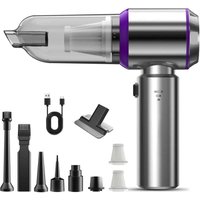 Handstaubsauger, 18000 Pa 3 in 1 Leistungsstarker kabelloser Autostaubsauger, 3 Geschwindigkeiten 80.000 U/min, Mini-Akku-Staubsauger für PC, von VTIZIKL