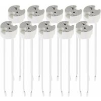 Posten mit 10x GU5.3 Fassung - GU5.3 bzw. MR16 Fassung - Halter mit 12V Kabel - Für Glühlampen wie z.B. LED Halogen Strahler, Posten mit 10x GU5.3 Fassung - GU5.3 bzw. MR16 Fassung - Halter mit 12V Kabel - Für Glühlampen wie z.B. LED Halogen Strahler, von VTIZIKL