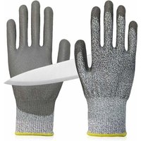 Schnittfeste Handschuhe, Austernhandschuh, schnittfeste Küchenhandschuhe mit sicherer PU-beschichteter Oberfläche, Schnittschutzhandschuhe der Stufe von VTIZIKL