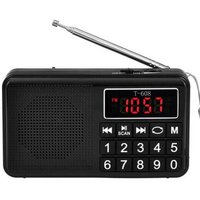 Tragbares Radio – UKW-Radio – mit wiederaufladbarem Akku mit großer Kapazität, MP3-Unterstützung von VTIZIKL