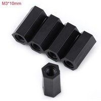 Vtizikl 100 pièces Noir Femelle entretoise PA66 Nylon entretoise entretoise Accessoires en Nylon M3 Femelle x M3 Femelle hexagonale filetée Vtizikl 100 pièces Noir Femelle entretoise PA66 Nylon entretoise entretoise Accessoires en Nylon M3 Femelle x M3 Femelle hexagonale filetée von VTIZIKL