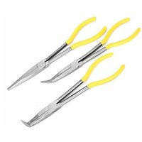 Vtizikl 3pcs Pinces à Bec Long en Acier au Carbone Pinces Extra Longues avec Pointe Droite Coudée Pour Électriciens Craft Outil Set Vtizikl 3pcs Pinces à Bec Long en Acier au Carbone Pinces Extra Longues avec Pointe Droite Coudée Pour Électriciens Craft Outil Set von VTIZIKL