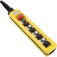 Vtizikl Interrupteur à bouton-poussoir pour grue à chaîne avec arrêt d'urgence, contrôleur de levage suspendu, interrupteur de commande de grue à von VTIZIKL