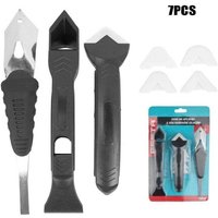 Vtizikl Kit Professional pour joints d'étanchéitéKit complet de nivellement et de réparation de joints en silicone, comprenant un ouvre-cartouche et von VTIZIKL