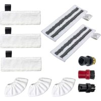 Vtizikl Kit d'accessoires pour Kärcher Easyfix SC2, SC3, SC4 et SC5 -Accessoires pour nettoyeur vapeur - 11 pièces - Chiffons microfibres de rechange von VTIZIKL