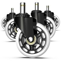 Vtizikl LaBlanc-5 roulettes Chaise de Bureau-10x22 mm Roulette Fauteuil Bureau Roulement -Agréable et Silencieux 360°Rotation Protéger Le Sol Vtizikl LaBlanc-5 roulettes Chaise de Bureau-10x22 mm Roulette Fauteuil Bureau Roulement -Agréable et Silencieux 360°Rotation Protéger Le Sol von VTIZIKL