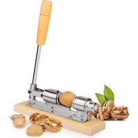 Vtizikl LaBlanc-Casse-noix - casse-noix en acier inoxydable avec manche en bois - convient aux noix, châtaignes, amandes attendez von VTIZIKL