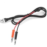 Vtizikl Lot de 2 câbles de test BNC noir et rouge vers double fiche banane 50 Ω von VTIZIKL