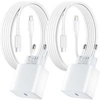 Vtizikl Lot de 2 pour Chargeur Rapide iPhone, 20W PD USB-C Prise Secteur avec 2m Câble USB C vers Lightning pour iPhone 14/14 pro/13/13 Pro/13 Pro Vtizikl Lot de 2 pour Chargeur Rapide iPhone, 20W PD USB-C Prise Secteur avec 2m Câble USB C vers Lightning pour iPhone 14/14 pro/13/13 Pro/13 Pro von VTIZIKL