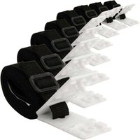 Vtizikl Lot de 8 sangles de support, sangles rétractables et clips de rechange pour systèmes d'enroulement mobiles, bâches et couvertures de piscine Vtizikl Lot de 8 sangles de support, sangles rétractables et clips de rechange pour systèmes d'enroulement mobiles, bâches et couvertures de piscine von VTIZIKL