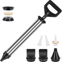 Vtizikl Pistolet à coulis pour mortier - Pompe à mortier en acier inoxydable, seringue à mortier - Manuel, avec 4 buses- Vtizikl Pistolet à coulis pour mortier - Pompe à mortier en acier inoxydable, seringue à mortier - Manuel, avec 4 buses- von VTIZIKL