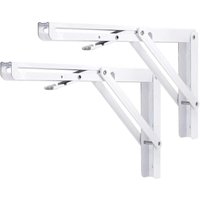 Vtizikl Support d' Étagère Pliable 300mm,2 Pièces Équerres Pliantes Charge Lourde Equerre Etagere Murale Blanc Console Rabattable pour Table Garage Vtizikl Support d' Étagère Pliable 300mm,2 Pièces Équerres Pliantes Charge Lourde Equerre Etagere Murale Blanc Console Rabattable pour Table Garage von VTIZIKL