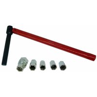 Wasserhahnschlüssel – Rot – Sanitär-Abbruch-Steckschlüsselsatz 8–13 mm Wasserhahnschlüssel, einteilig von VTIZIKL
