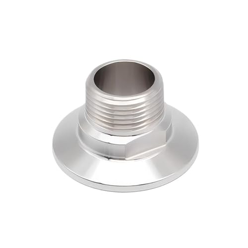 1/4" auf 1" NPT Außengewinde auf 3/4"-2" Tri-Clamp Adapter - Sanitär-Rohrverschraubung aus Edelstahl(SUS 316L-TC 50.5mm,1/4 inch) von VTMTZVLVAD