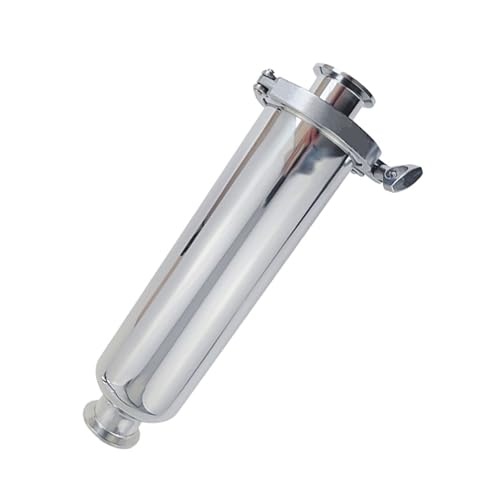 1.5" Tri Clamp Sanitary Filter - 304 Stainless Steel Straight Filter with 100/150 Mesh Screen for Homebrew, Beer, Wine(150 mesh,1 inch) von VTMTZVLVAD
