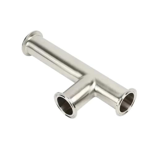 1.5" & 2" Tri Clamp Sanitary 3-Way Tee - SS304 Stainless Steel, OD 38/51mm, Single-Sided Extended for Brewing & Food Processing(OD51mm x L 305mm) von VTMTZVLVAD