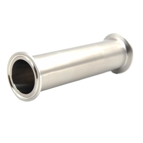 1.5" & 2" Tri Clamp Sanitary Spool Tube - 304/316L Stainless Steel Pipe Fitting (OD 19/25/32/38/51mm) for Distillation, Brewing(SUS304-254mm,OD25mm TC50.5) von VTMTZVLVAD