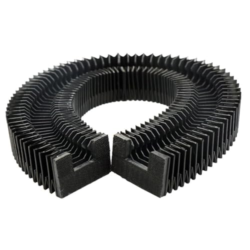 HGR45 Balgabdeckung for Linearführungen, flammensicher, 200–1000 mm, passgenau for CNC-Plasma- und Laserschneidmaschinen(Length 500mm) von VTMTZVLVAD
