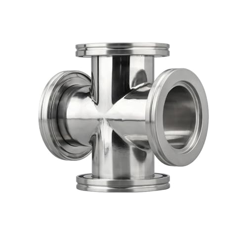 ISO63/ISO80/ISO100/ISO160 Hochvakuum-4-Wege-Flanschadapter - Rohrverschraubung aus Edelstahl 304 mit gleichem Durchmesser for Vakuumsysteme(ISO80) von VTMTZVLVAD