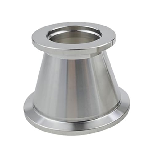 KF10/KF16 auf KF25 und KF40 auf KF50 Vakuumreduzierer, Tri-Clamp-Reduzieradapter aus Edelstahl 304, Sanitärrohrverschraubung for Vakuumsysteme(KF16 to KF25) von VTMTZVLVAD