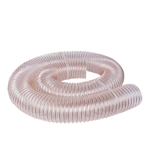 VTMTZVLVAD 1 Stück Dia.25-200mm Transparentes PU-Rohr Ableitender Polyurethan-Schlauch Staubabsaugung Vakuum Fume Exhaust Flexibles Rohr joyous(1m,ID180X0.63mm) von VTMTZVLVAD