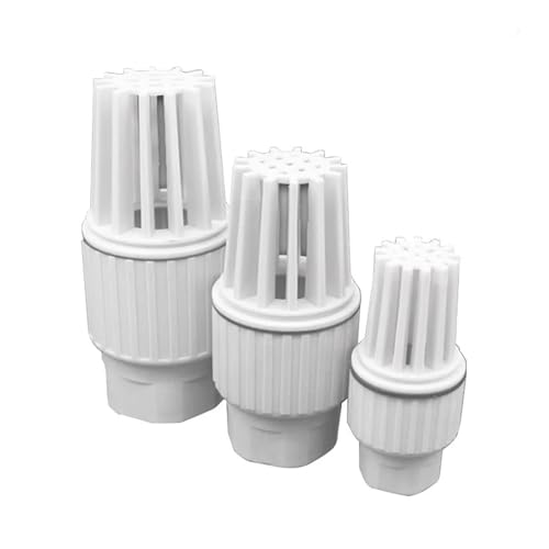 VTMTZVLVAD 2 stücke DN15 DN20 DN25 DN32 Rückschlagventil PVC Gewinde In-Line Frühling Verhindern Rückfluss Anschluss for Wasserpumpe joyous(6size ID5mm) von VTMTZVLVAD