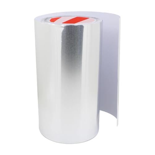 VTMTZVLVAD Breite 100/200 mm Aluminiumfolie, selbstklebendes Dichtungsband, thermische, feuerfeste Wärmedämmung, hochtemperaturbeständiges Werkzeug joyous(100mmX20mX0.1mm) von VTMTZVLVAD