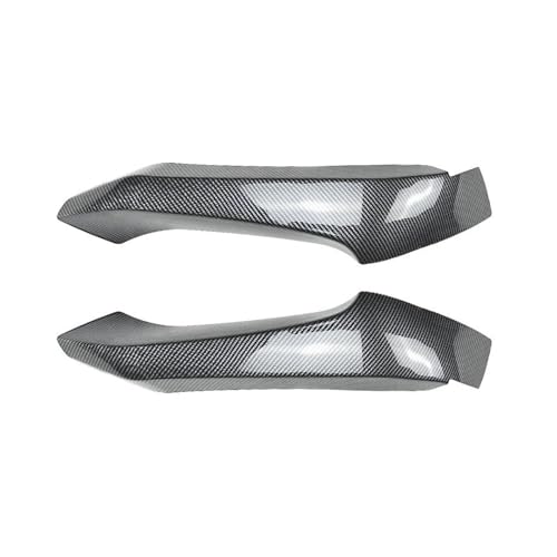 Auto Frontspoiler Für B&MW X3 F25 X4 F26 LCI M&Sport 2014-2017 Frontstoßstangenlippe Splitter Diffusor Body Kit Spoiler Stoßstangenschutz Schutz Frontstoßstangenspoiler(Splitter im Carbon-Look) von VTSGBLS