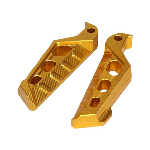 VTSGBLS Motorrad Fußrasten Für Y&amaha X-MAX Xmax 300 125 250 400 NMAX155 NMAX 155 XMAX300 XMAX250 Motorradteile Hinterrad-Beifahrerfußrasten(Gold) von VTSGBLS