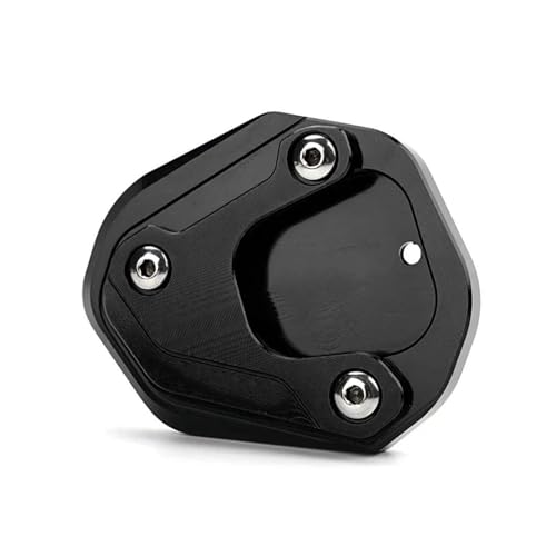 VTSGBLS Seitenständerpolster Motorrad Seitenständer Ständer Vergrößerte Platte Fußpolster Zubehör Für Cfmoto 450NK 450SR 450CLC CF 450 NK SR CLC 2023 2024(Schwarz) von VTSGBLS