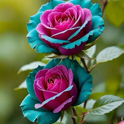 Seltene Rosen-Rhizom FüR Die Freilandbepflanzung – Winterharte Stauden FüR Einen Farbenfrohen Garten-3 Rhizom-F von VTYIWEKD