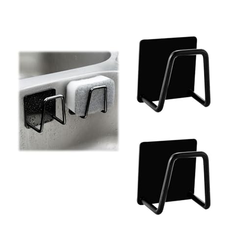 2 Stück Schwammhalter Spülbecken,Schwammhalter,Sponge Holder,Schwammhalter Küche,Spülschwammhalter, Edelstahl-Schwammhalter,Schwammhalter Küche Ohne Bohren,Fur Die Aufbewahrung In Küche Und Bad von VTYTZZ