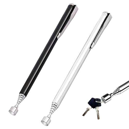 2 Stück Teleskop Magnet Stabmagnet,Magnetstab,Teleskopmagnet,Schlagstock Teleskop,Stabmagnet Extra Stark,Ausziehbar Magnetstab Bis Zu 65 Cm,Fur Schrauben Mutter Schlüssel Metallteile von VTYTZZ