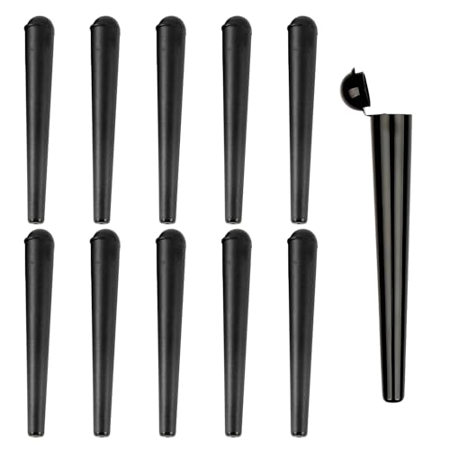 Joint Hülle,Joint Case,10 Stück Transporthüllen 120mm Hülle Tube,Joint Box,Joint Hüllen,Joint Hülsen,Joint-Hülse,Joint-Hülse Transporthülle,Für Papier Und Kleinteile - Schwarz von VTYTZZ