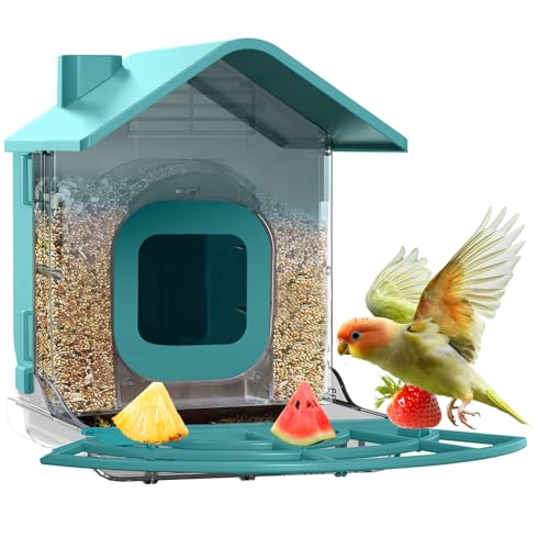 Vuebee Smart Bird Feeder mit Kameratasche, kompatibel mit Blink Outdoor 3 & Outdoor 4 Kamera, Vogelfutterspender für draußen, Vogelfutterstation Kamera für Vogelbeobachtung (Kamera NICHT enthalten) von VUEBEE