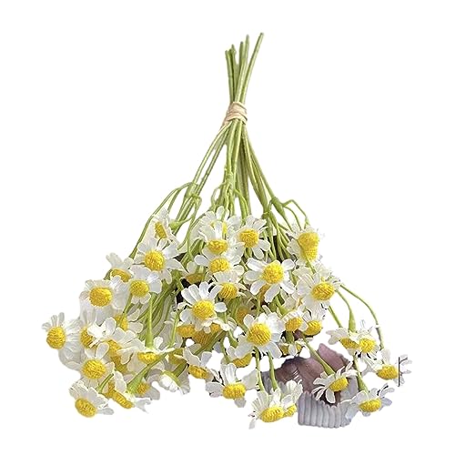 VUIUYOIES Simulationsblumensträuße, Innendekoration und Geschenk, künstliche Gänseblümchen, künstliche Seidenblume, künstliche von VUIUYOIES