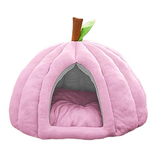 Halloween Katzenhaus, Kürbis Katzenhöhle mit Kissen, Kürbis Innenhütte, Hunde Plüschbett für Schlafzimmer, Balkon Erkerfenster im Freien, Schlafsaal, Wohnung, Wohnzimmer, Haustier Wohnung (Rosa, L) Halloween Katzenhaus, Kürbis Katzenhöhle mit Kissen, Kürbis Innenhütte, Hunde Plüschbett für Schlafzimmer, Balkon Erkerfenster im Freien, Schlafsaal, Wohnung, Wohnzimmer, Haustier Wohnung (Rosa, L) von VUKHWX