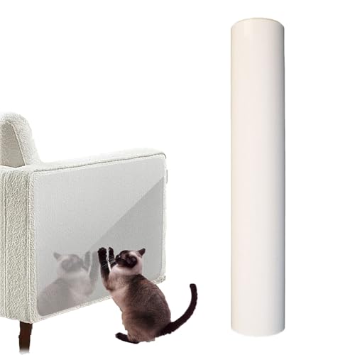 Kratzschutz Sofa Katze, Kratzfolie Katzen Selbstklebend, Kratzschutz Wand Sofa Transparent, Kratzschutzfolie, Couch Katze, AntiKratz Tape für Möbel Couch Sofa Wand Tür Schutz (20x500cm) von VUKHWX