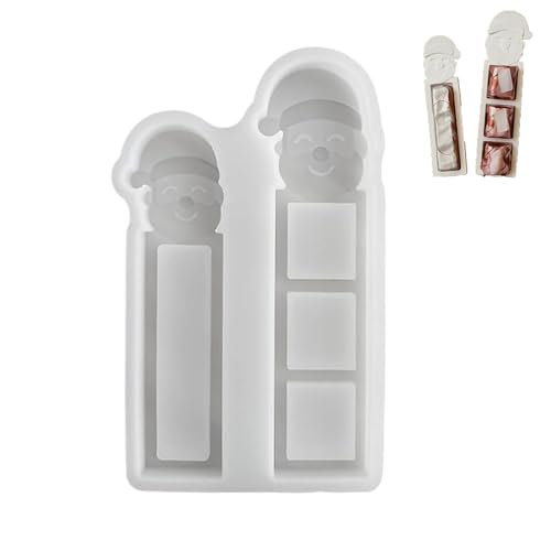 Silikonformen Gießformen Weihnachten, Weihnachtsmann Silikonform Geldgeschenk Elch Silikonform Weihnachten Gießformen Silikon Gießform Weihnachten Giessformen Silikon Pralinenschachtel (B 1pc) von VUKHWX