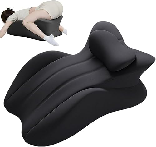 VUKHWX Po-Kissen für Paare, flaches Design, Paarkissen für Intimität, Keilkissen aus Memory-Schaum, stabiles Design, erholt sich nach dem Aufprall, bietet Intimitätsunterstützung (D) von VUKHWX