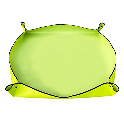 VULTRO Gartenarbeit Pflanzmatte Wasserdicht Blumentöpfe Umpflanzmatten Faltbar Leicht Wiederverwendbar Tragbar Dicke für Indoor Bonsai Sukkulenten von VULTRO