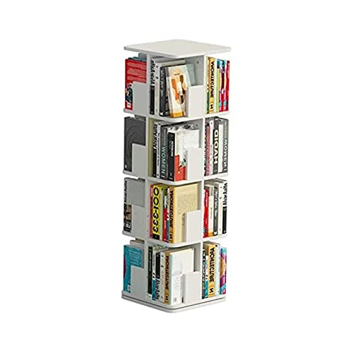 VUVCPOPB Bücherregal Bücherregal mit großer Kapazität Geräumiges Bücherregal mit mehrschichtiger Lagerung Um 360 Grad drehbares Regal Bücherregal Einfache Bücherregale Platzsparend von VUVCPOPB