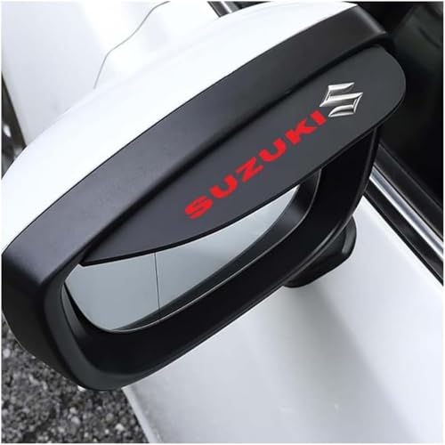 VUXEEKDR 2 Stück Autospiegel Regenschutz, Für Suzuki SX4/SX4 S Cross JY/GY/EY/RW/3Gen 2006-2023 2024 Auto Spiegel Schutz Langlebig Staubabweisend Rückspiegel Abdeckung SeitenspiegelAbdeckung von VUXEEKDR