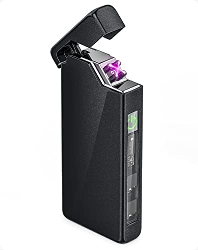 VVAY Elektro Lichtbogen Feuerzeug USB C Aufladbar, Sturmfeuerzeug Elektrisch / von VVAY
