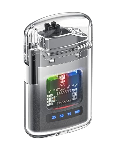VVAY Elektro Lichtbogen Feuerzeug USB C Aufladbar, Sturmfeuerzeug Elektrisch von VVAY