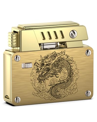 VVAY Vintage Benzinfeuerzeug Sturm, Drache, Verkauft ohne Benzin VVAY Vintage Benzinfeuerzeug Sturm, Drache, Verkauft ohne Benzin von VVAY