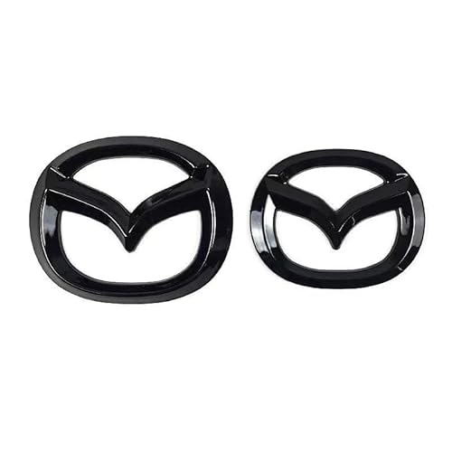 VVEIDIA Auto Emblem für Mazda CX-3 2018-2023, Emblem Logo Aufkleber ABS Wasserdicht Selbstklebende Kühlergrill Abdeckung Abzeichen Auto Außendekoration Zubehör,A von VVEIDIA
