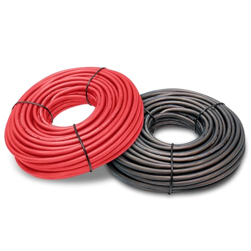 CCA Autobatteriekabel, 12 Gauge, 1,5 m, 12 AWG, kupferummantelter Aluminiumdraht für Auto, Wohnmobil, Marine, Elektro, 12 V 24 V Systeme, flexibler Silikon-isolierter Draht für Automobilverdrahtung CCA Autobatteriekabel, 12 Gauge, 1,5 m, 12 AWG, kupferummantelter Aluminiumdraht für Auto, Wohnmobil, Marine, Elektro, 12 V 24 V Systeme, flexibler Silikon-isolierter Draht für Automobilverdrahtung von VVFLED