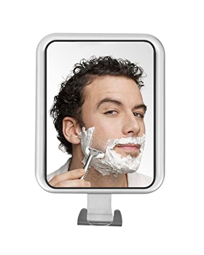 VVGAOGES Duschspiegel,Beschlagfrei Spiegel,Rasierspiegel Dusche,Spiegel mit Saugnapf,Beschlagfreier Badspiegel mit Abnehmbarer,Shower Mirror Fogless for Shaving von VVGAOGES